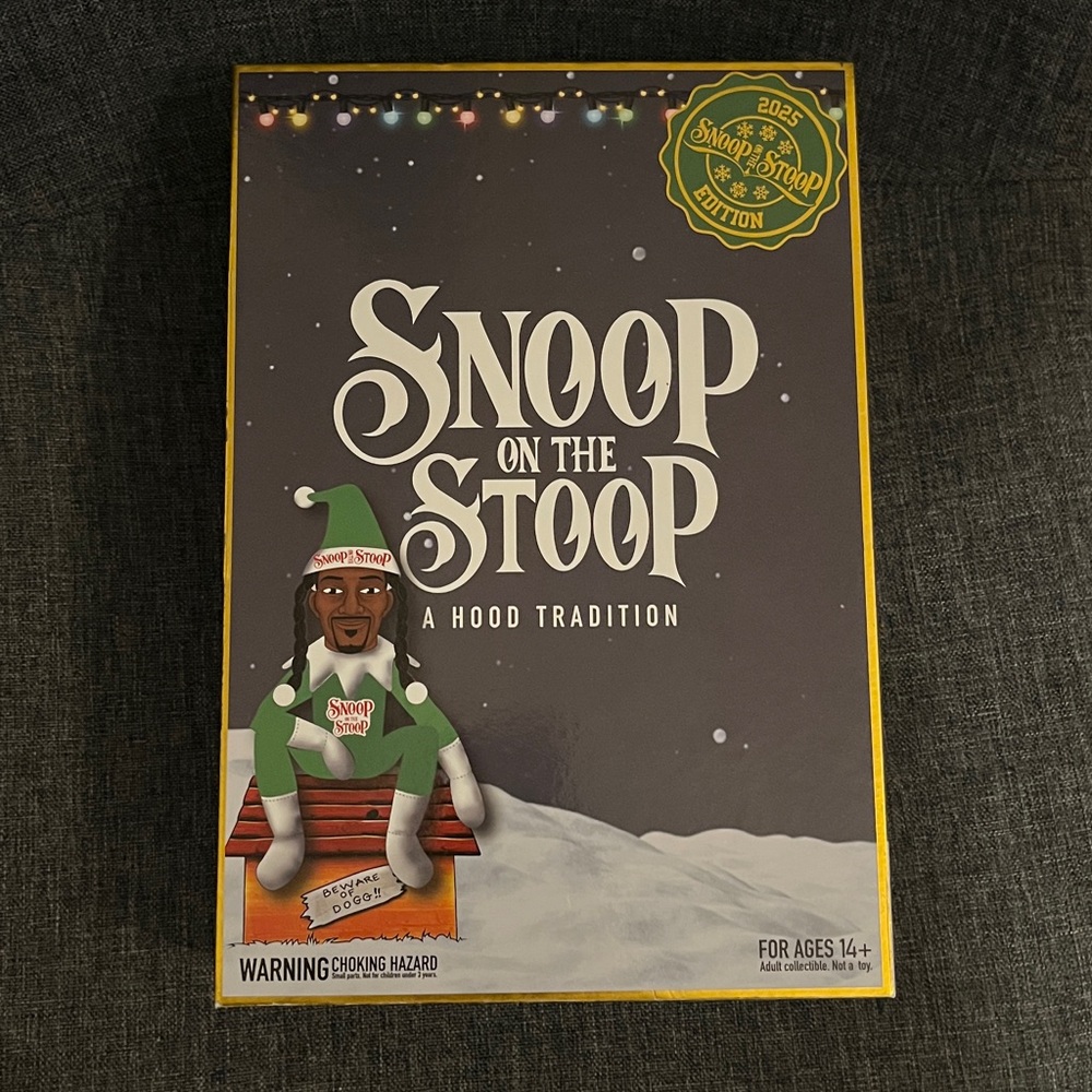 Snoop on the Stoop: A Hood Tradition 12" Collectible Christmas Elf Doll